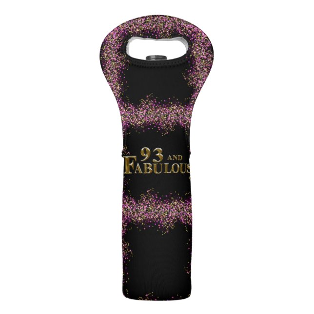 93rd Birthday  Wine Bag (Front)