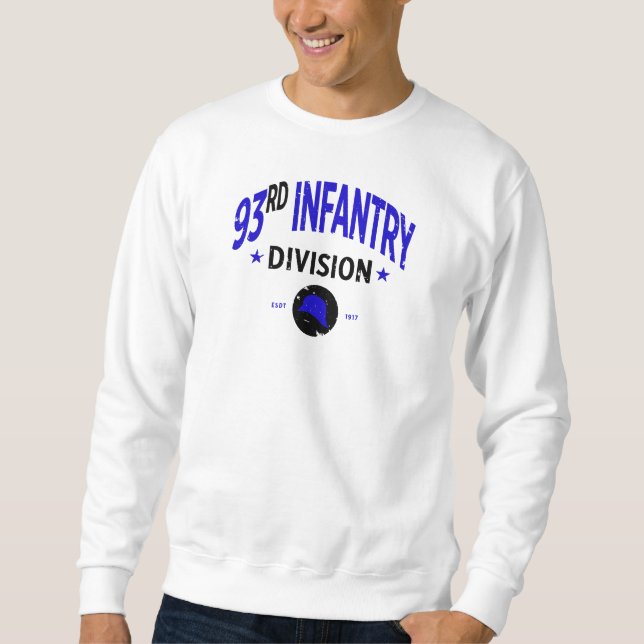 93rd Infantry Division "Blue Helmets" Sweatshirt (Front)