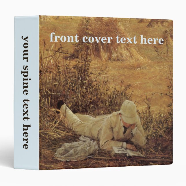 94 Degrees in the Shade, Sir Lawrence Alma Tadema 3 Ring Binder (Front/Spine)