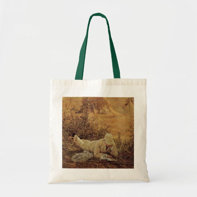 94 Degrees in the Shade, Sir Lawrence Alma Tadema Tote Bag (Front)