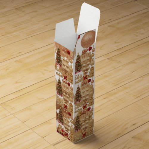 94 Pieces Christmas Tree Wrapping Paper Wine Box