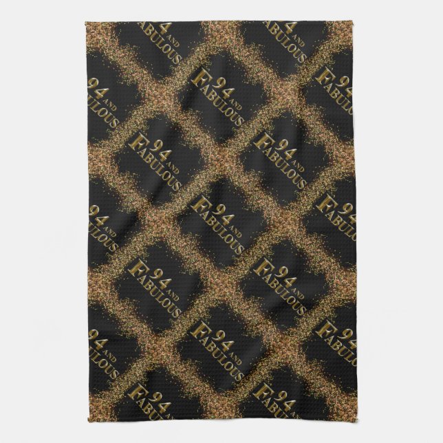 94th Birthday  Kitchen Towel (Vertical)