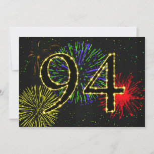 94th birthday party invitate invitation