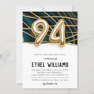 94th Birthday Party Invitation