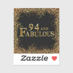 94th Birthday  Sticker