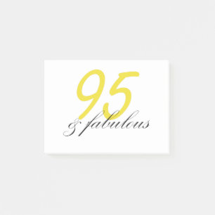 95 & Fabulous Post-it Notes