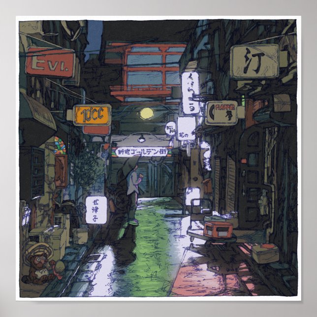 95:Shinjuku Golden Gai/Shinjuku Poster (Front)