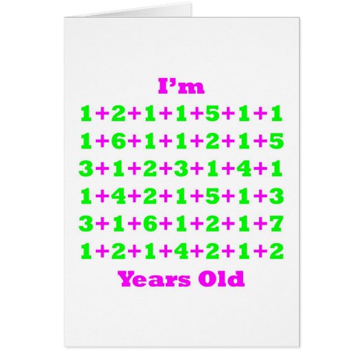 95 Years Old Magenta Gr Cards (Front)