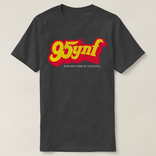 95 YNF Tampa Florida Radio T-Shirt (Design Front)