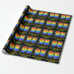 [ Thumbnail: 95th Birthday: Colorful Music Symbols, Rainbow 95 Wrapping Paper ]