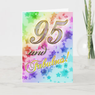 95th birthday for someone Fabulous Card