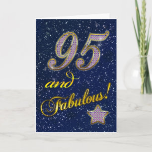 95th birthday for someone Fabulous Card