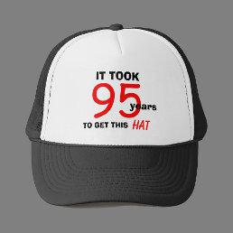 95th Birthday Gag Gifts Hat for Men