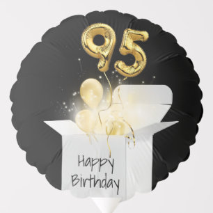 95th Birthday Gold Party Balloons