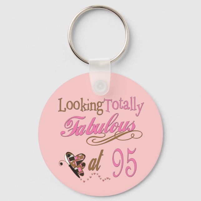 95th Birthday Keychain (Front)