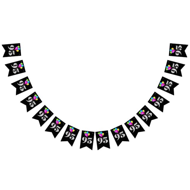 95th birthday party balloons bunting flags (All)