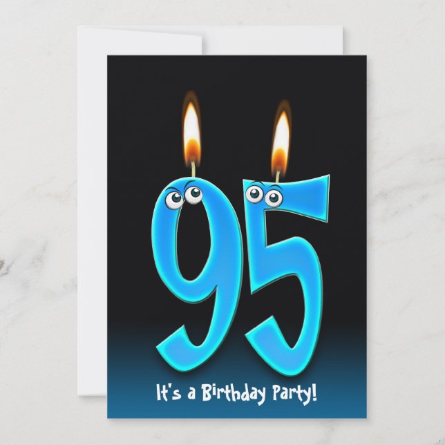 95th Birthday Party Invitation (Front)