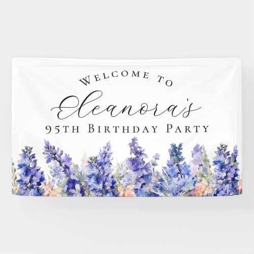 95th Birthday Party July Birth Flower Welcome