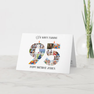 95th Birthday Photo Card