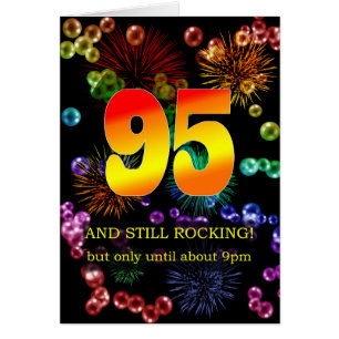 95th Birthday Still Rocking Cards