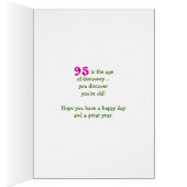 95th Birthday Tulip Cards (Inside (Right))