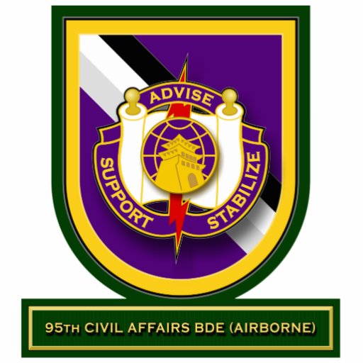 95th Civil Affairs Brigade - Airborne flash Photo Cutouts | Zazzle