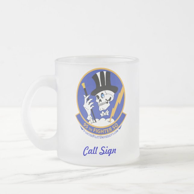 95th Custom Coffee Mug w/call sign (Left)