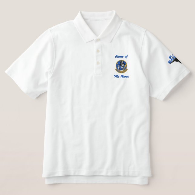 95th Fighter Squadron Golf Polo (Design Front)