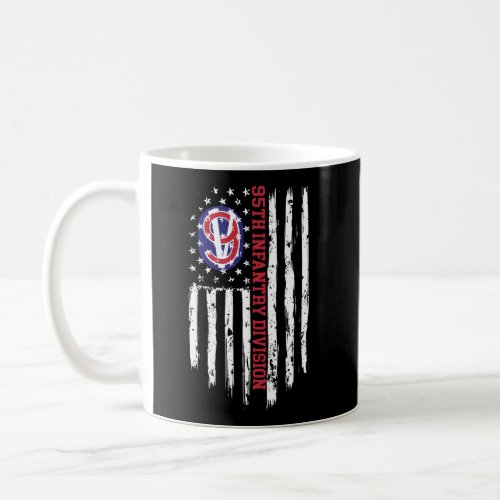 95Th Infantry Division American Flag Coffee Mug