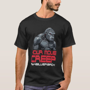 96.4 Silverback Gym Apparel, Body Building, Strong T-Shirt