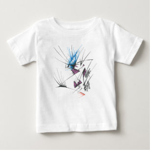 96 Colorful Abstract Tribal Tattoo Art Baby T-Shirt