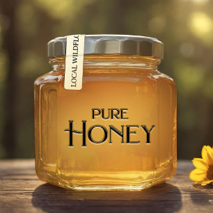96 Tamper-evident Seal Honey Jar Lid Security Labels