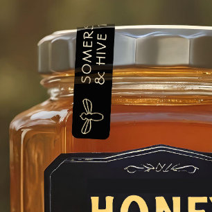 96 Waterproof Tamper-evident Honey Lid Seals Labels