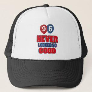 96 year old birthday designs trucker hat