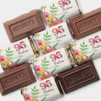96 Years Flowers Floral 96th Birthday Linen