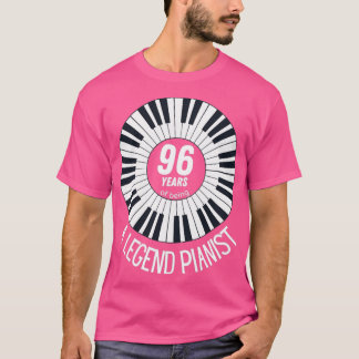 96 years of being an awesome pianist 1  T-Shirt