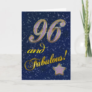 96th anniversary for someone Fabulous Card