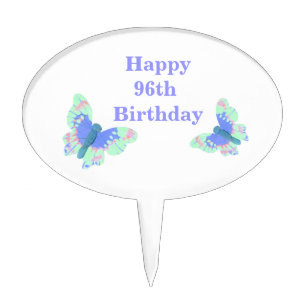 96th Birthday Cake Pick
