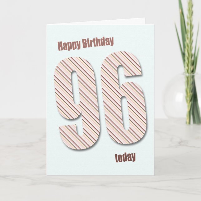 96th birthday card (Front)