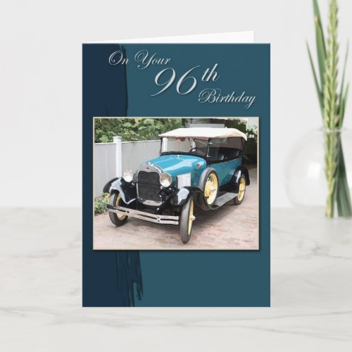 96th Birthday Card