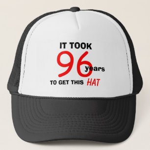 96th Birthday Gag Gifts Hat for Men
