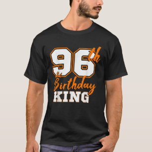 96th Birthday King Party Crown Bday Celebration T-Shirt