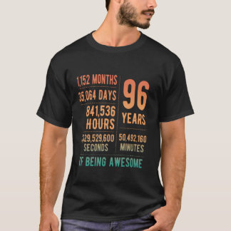 96th Birthday Men Women Funny 96 Years Old T-Shirt