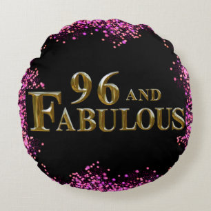96th Birthday  Round Pillow