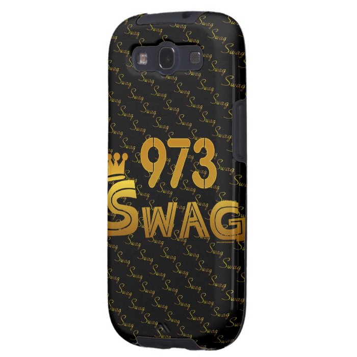 973 Area Code Swag Samsung Galaxy S3 Case