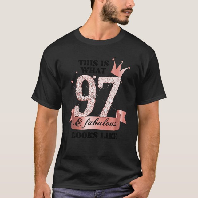 97 & Fabulous I Rose And White Party Group Candid  T-Shirt (Front)