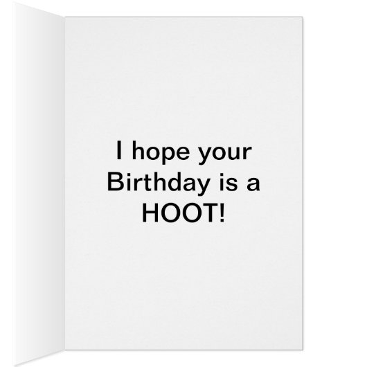 97th birthday, Curious owls card. (Inside (Right))