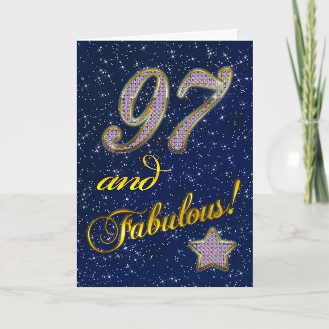 97th Birthday party Invitation (Front)