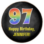 [ Thumbnail: 97th Birthday - Rainbow Spectrum Pattern Number 97 ]