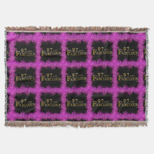 97th Birthday Throw Blanket